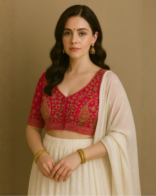 Gulabi Dori Blouse