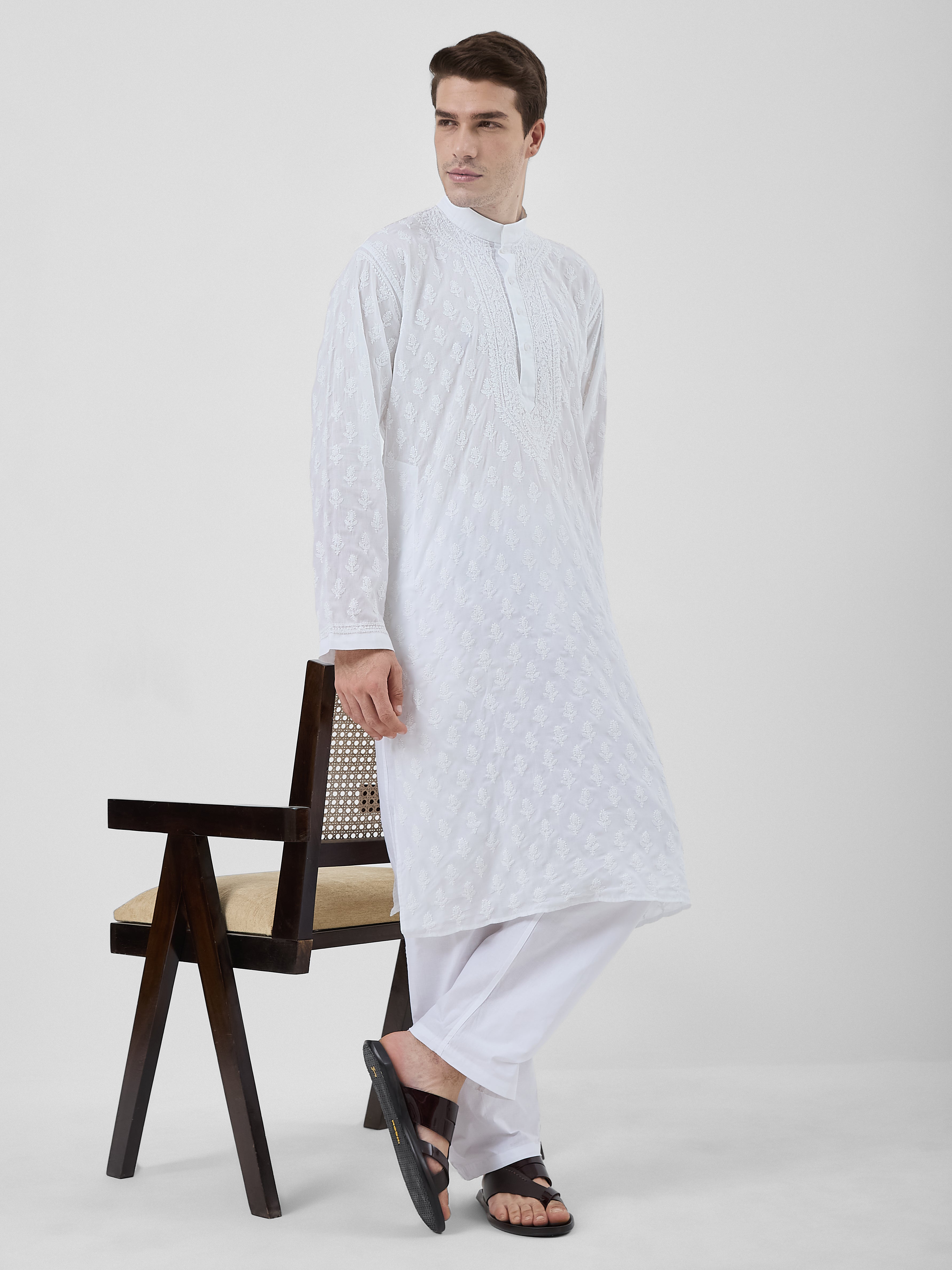 The Zayn Chikankari Kurta Ensemble