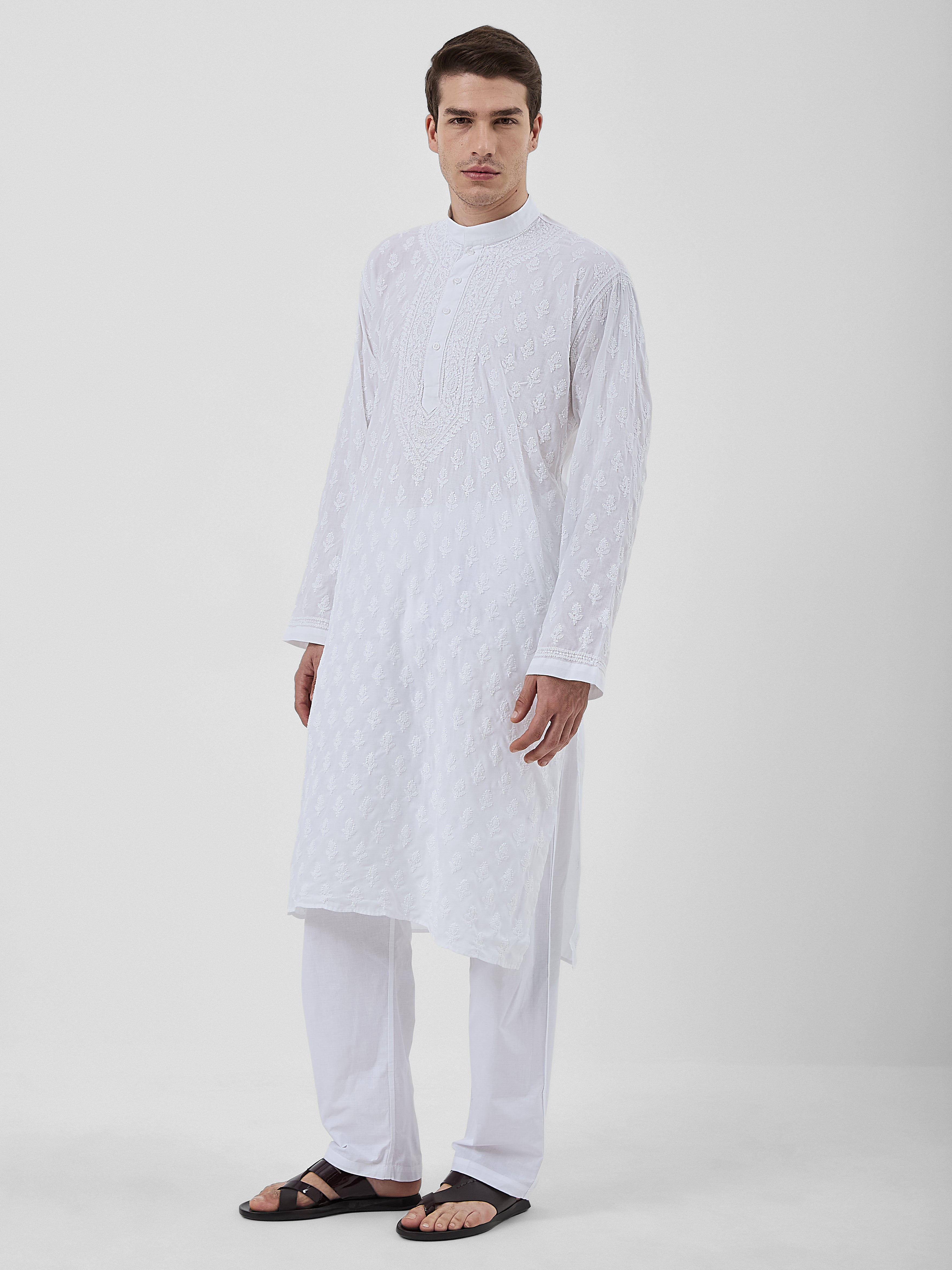 The Zayn Chikankari Kurta Ensemble