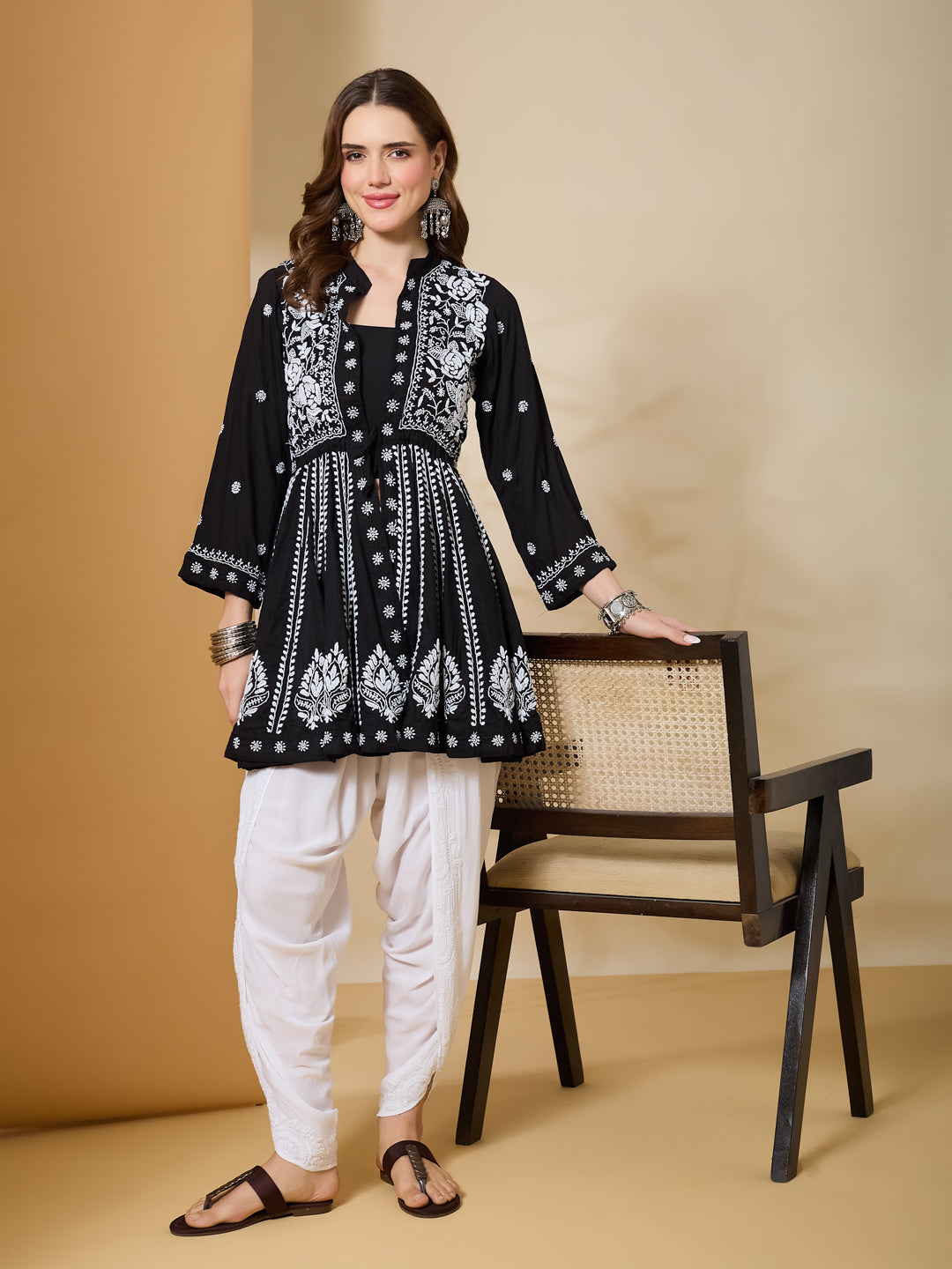 The Roselle Peplum Shrug Set