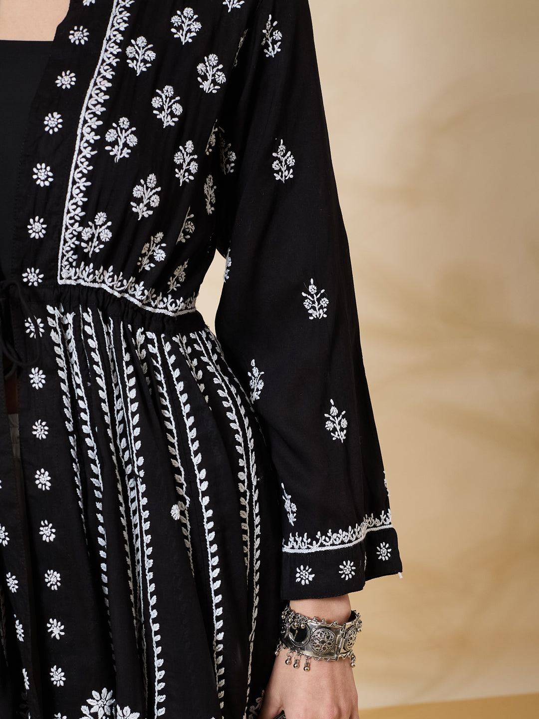 The Sable Peplum Shrug Set