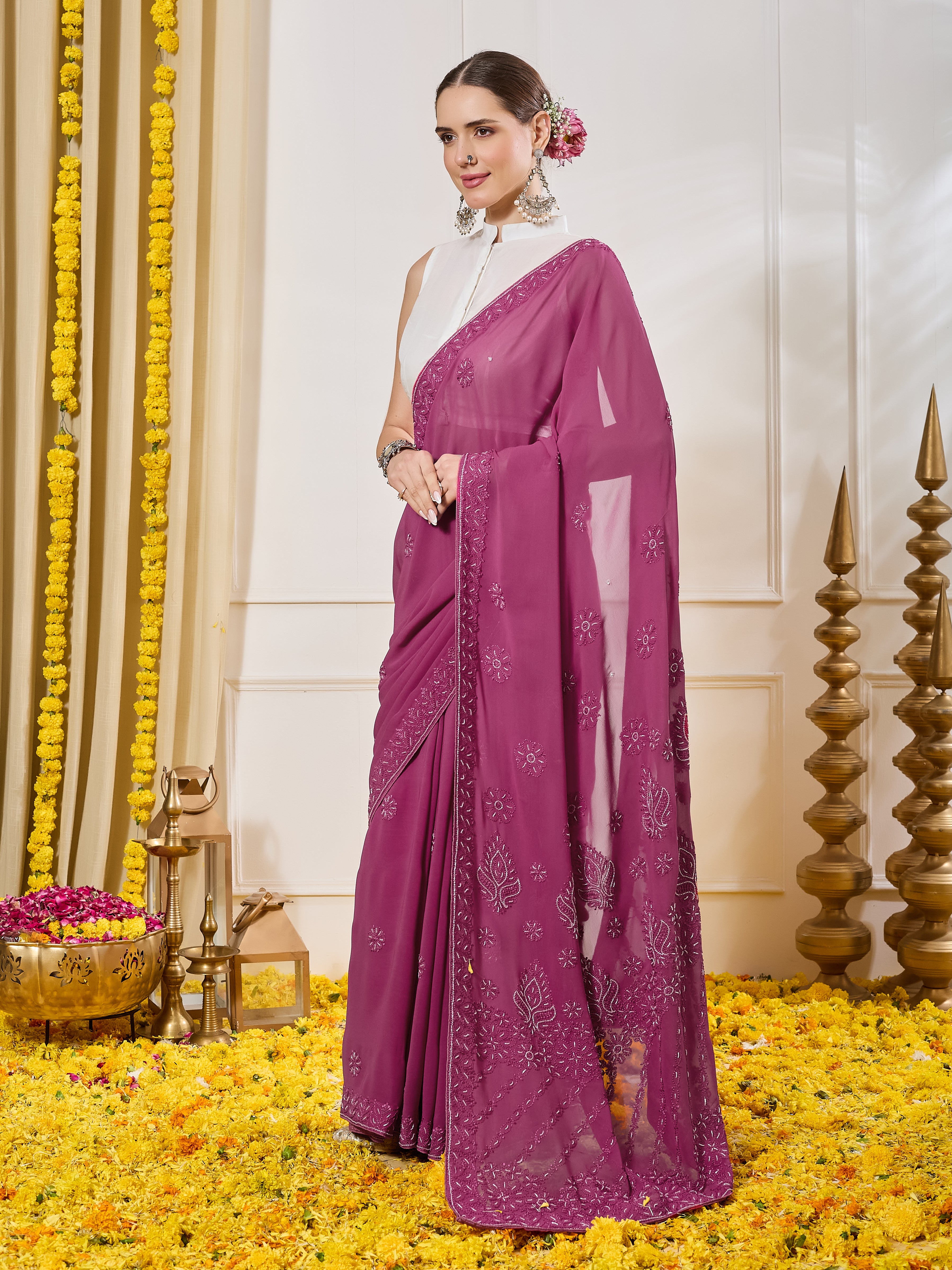 The Soraya Pre-Pleated Saree