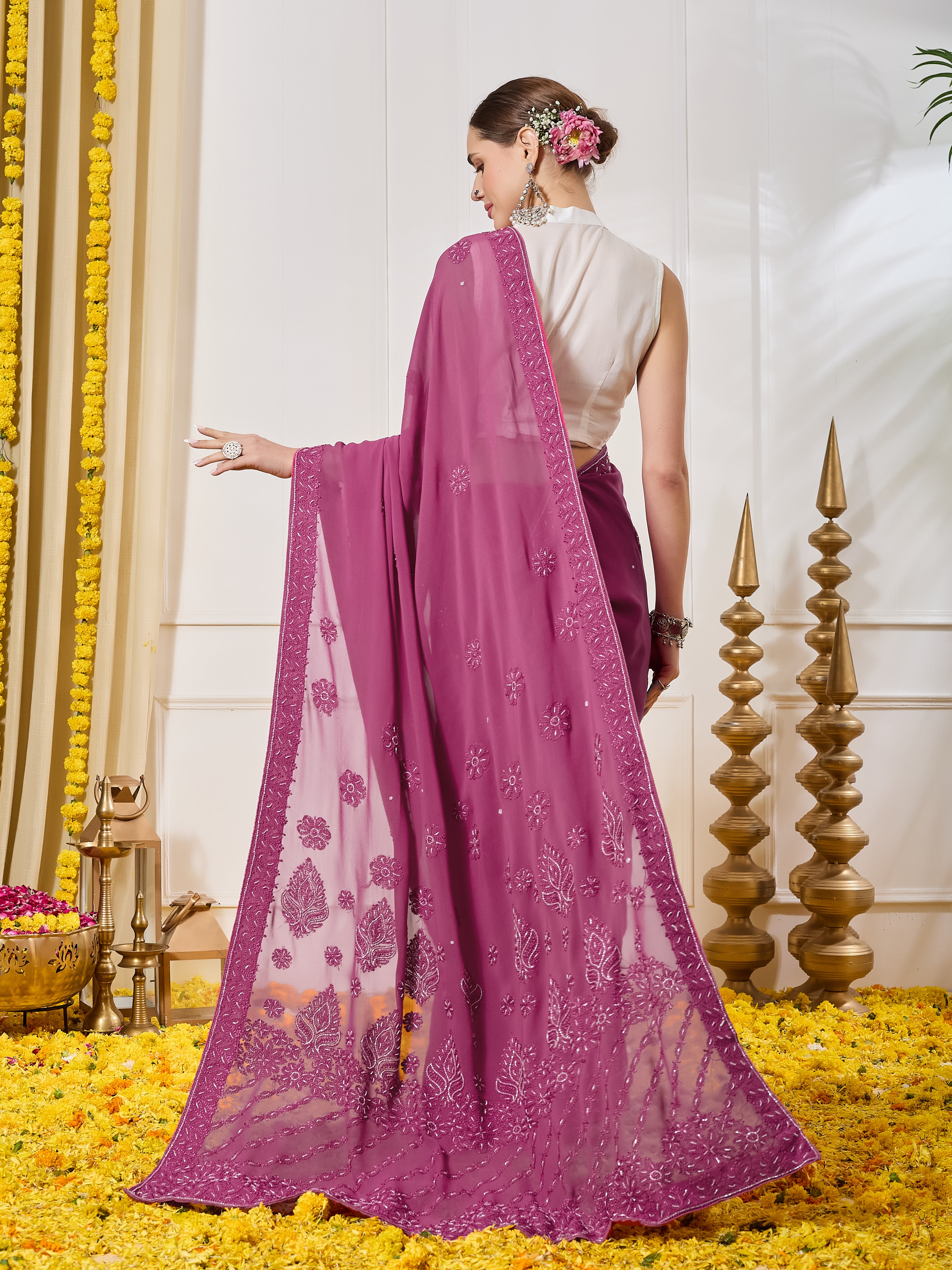 The Soraya Pre-Pleated Saree