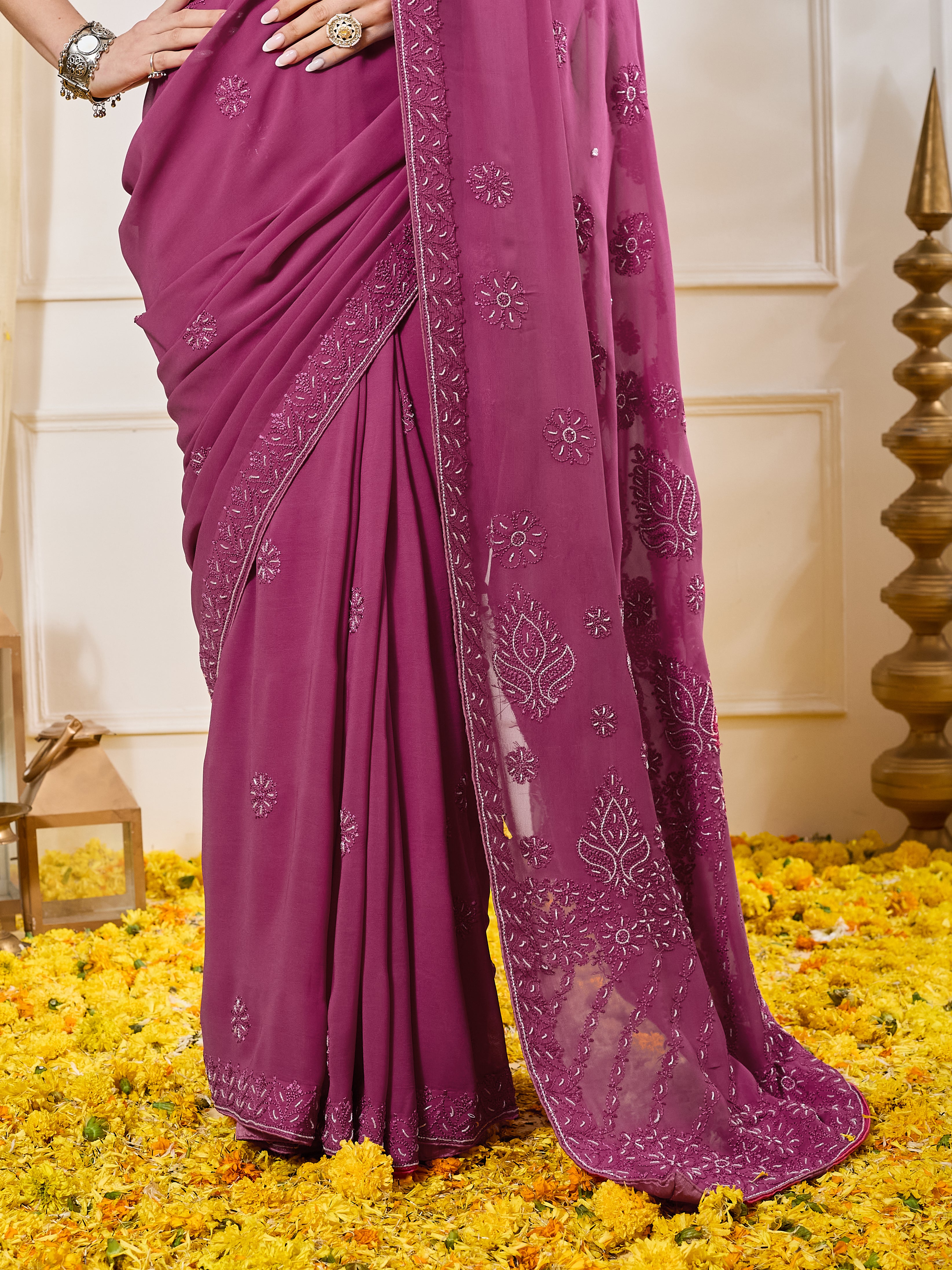 The Soraya Pre-Pleated Saree