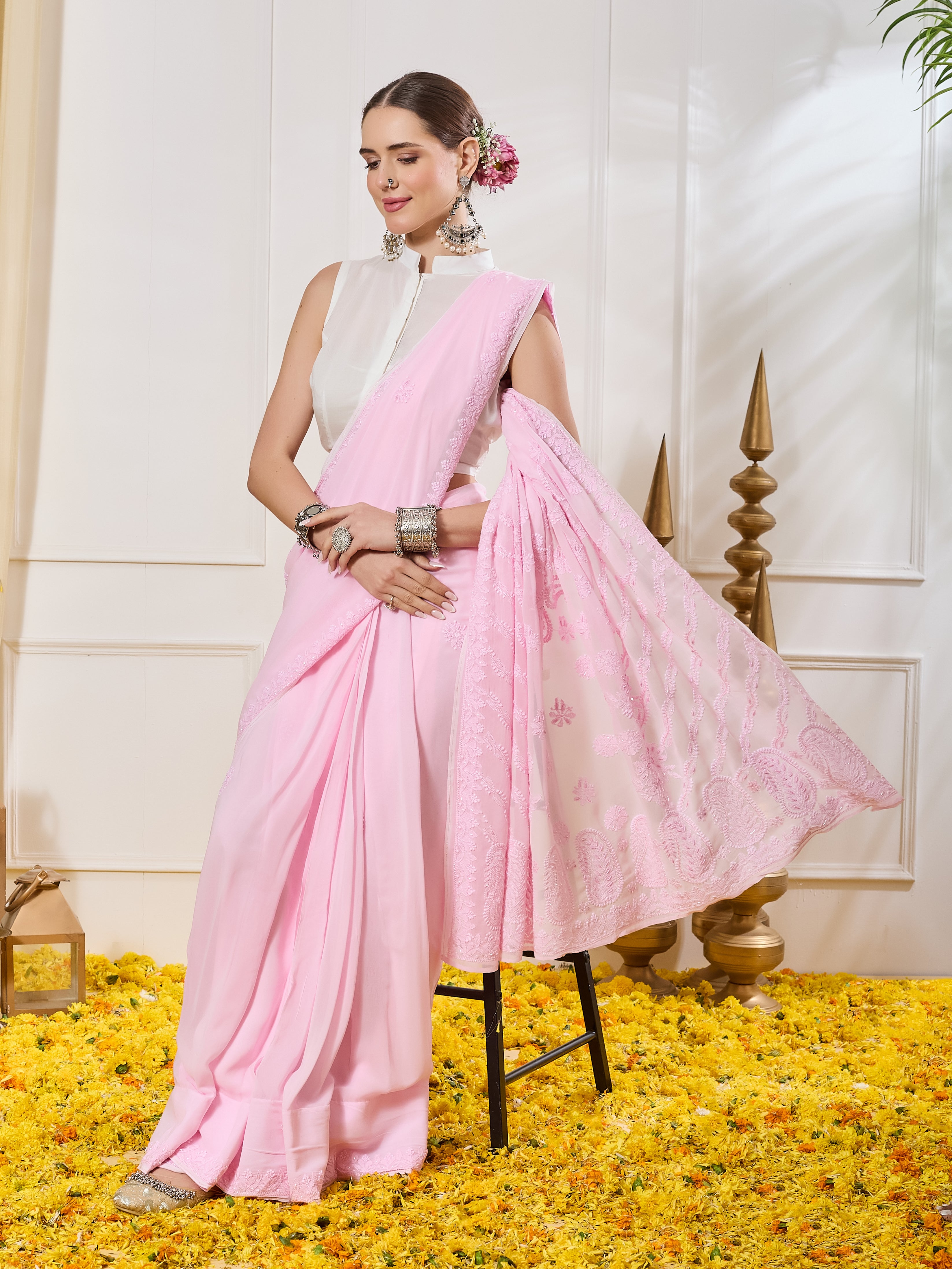 The Soraya Pre-Pleated Saree