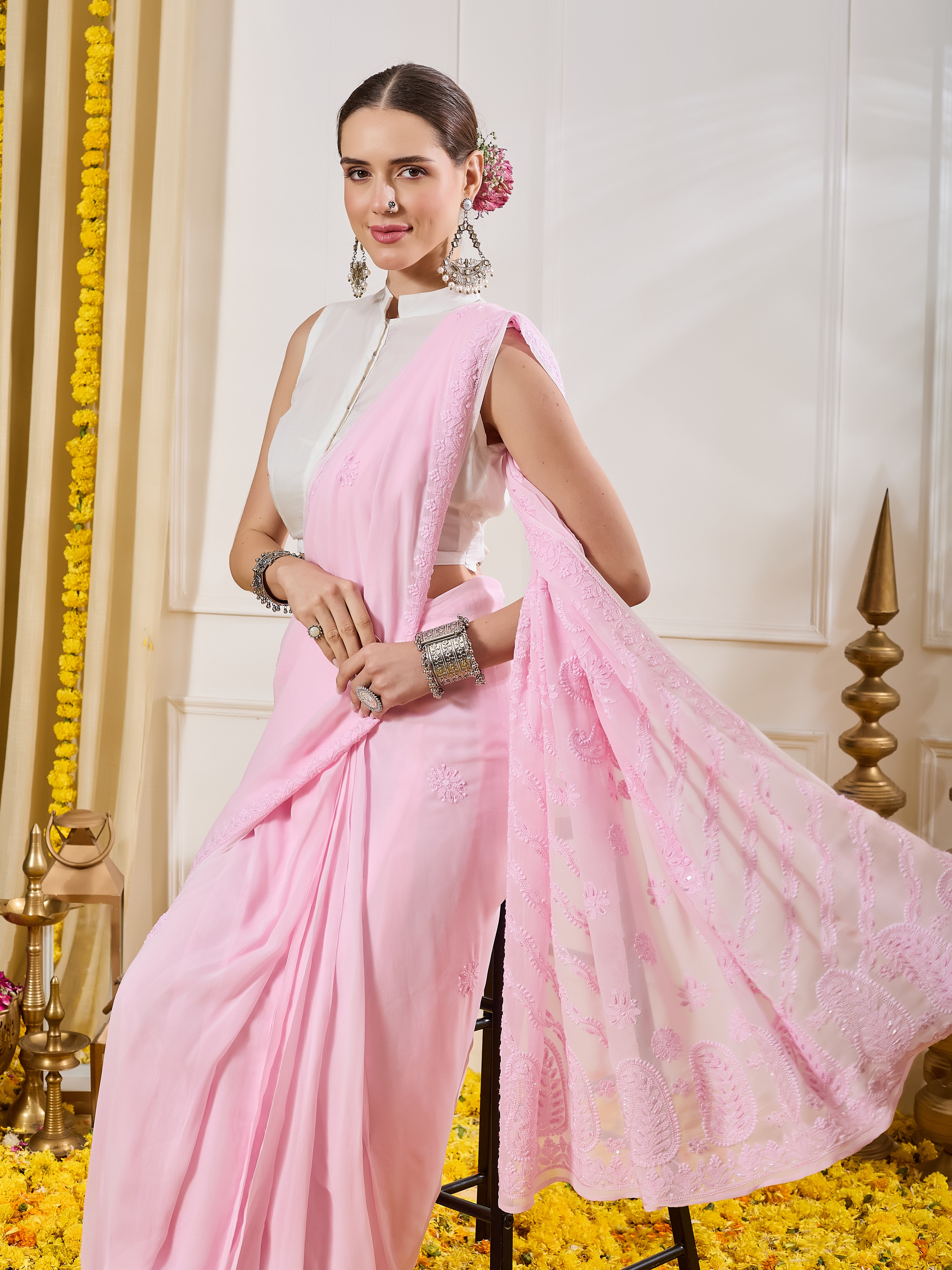 The Soraya Pre-Pleated Saree