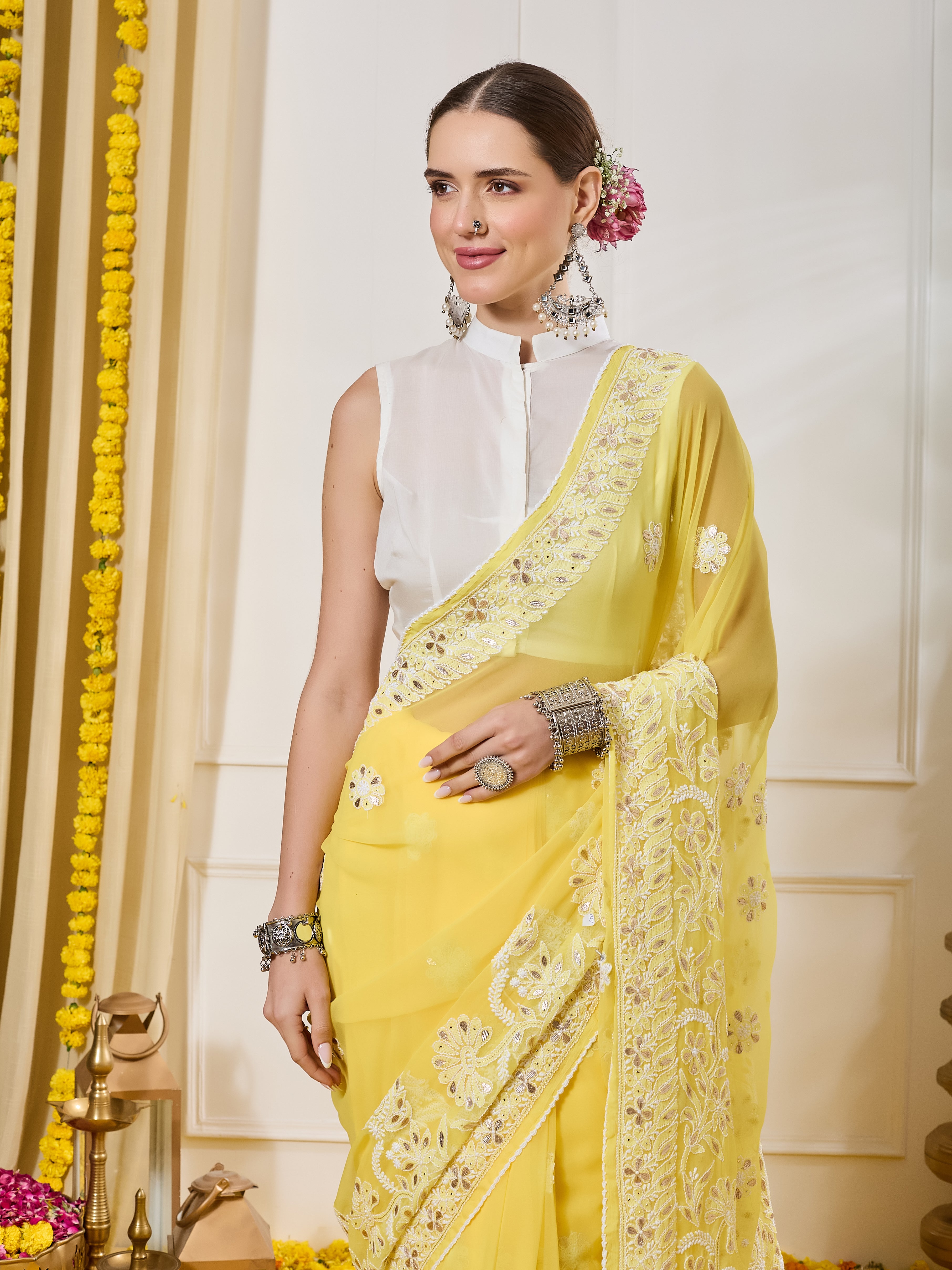 The Aurelia Pre-Pleated Saree