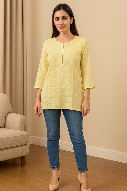Chikankari Georgette Top