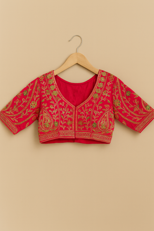 Gulabi Dori Blouse