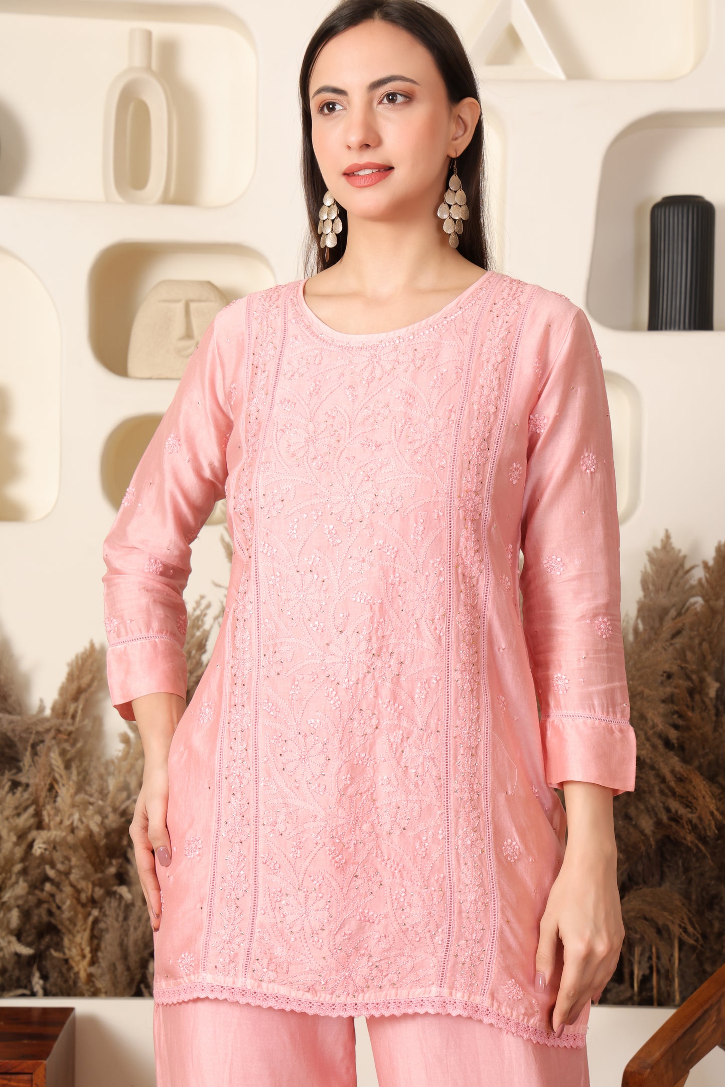 Rosa Chanderi Coord Set