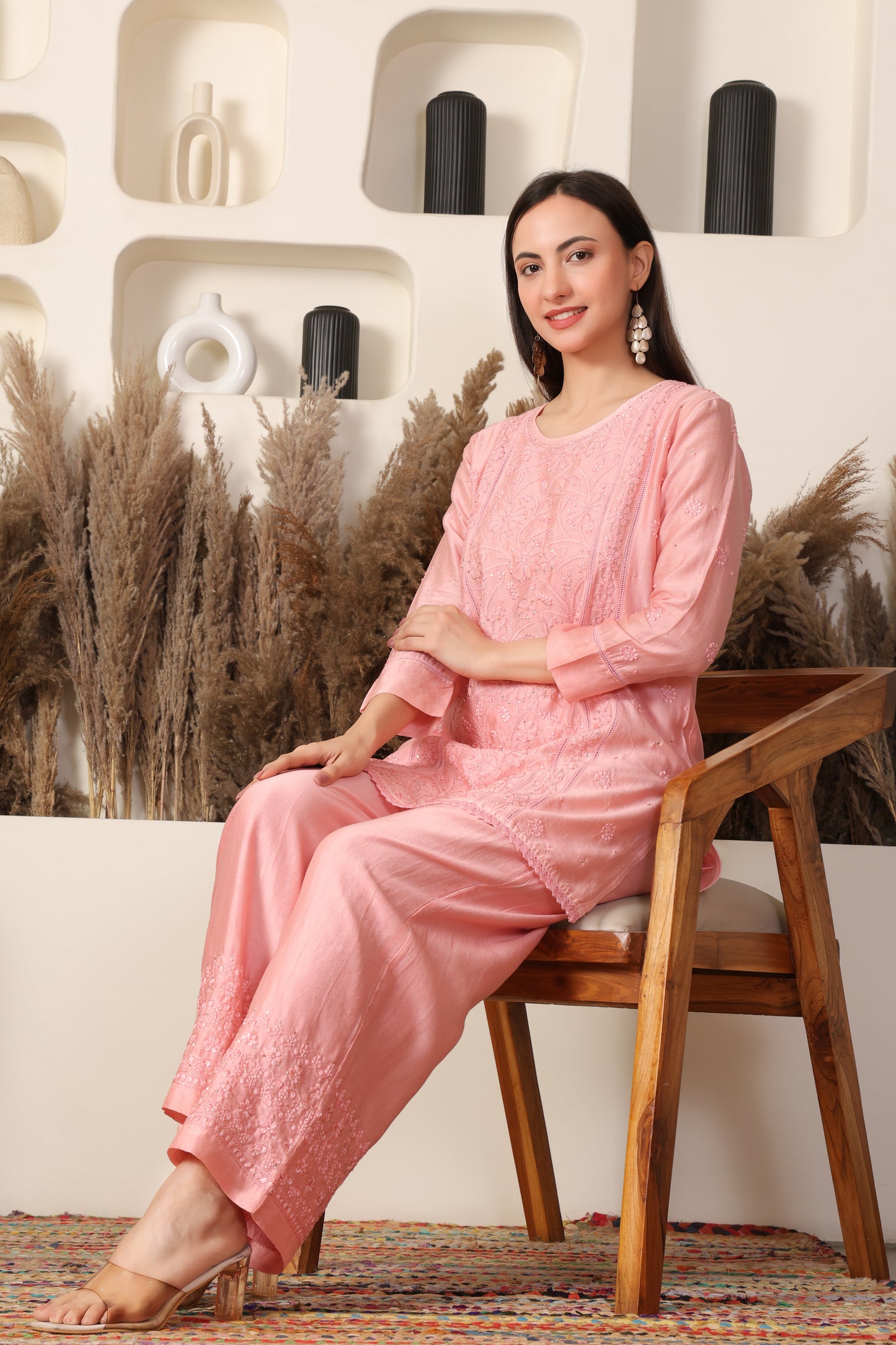 Rosa Chanderi Coord Set