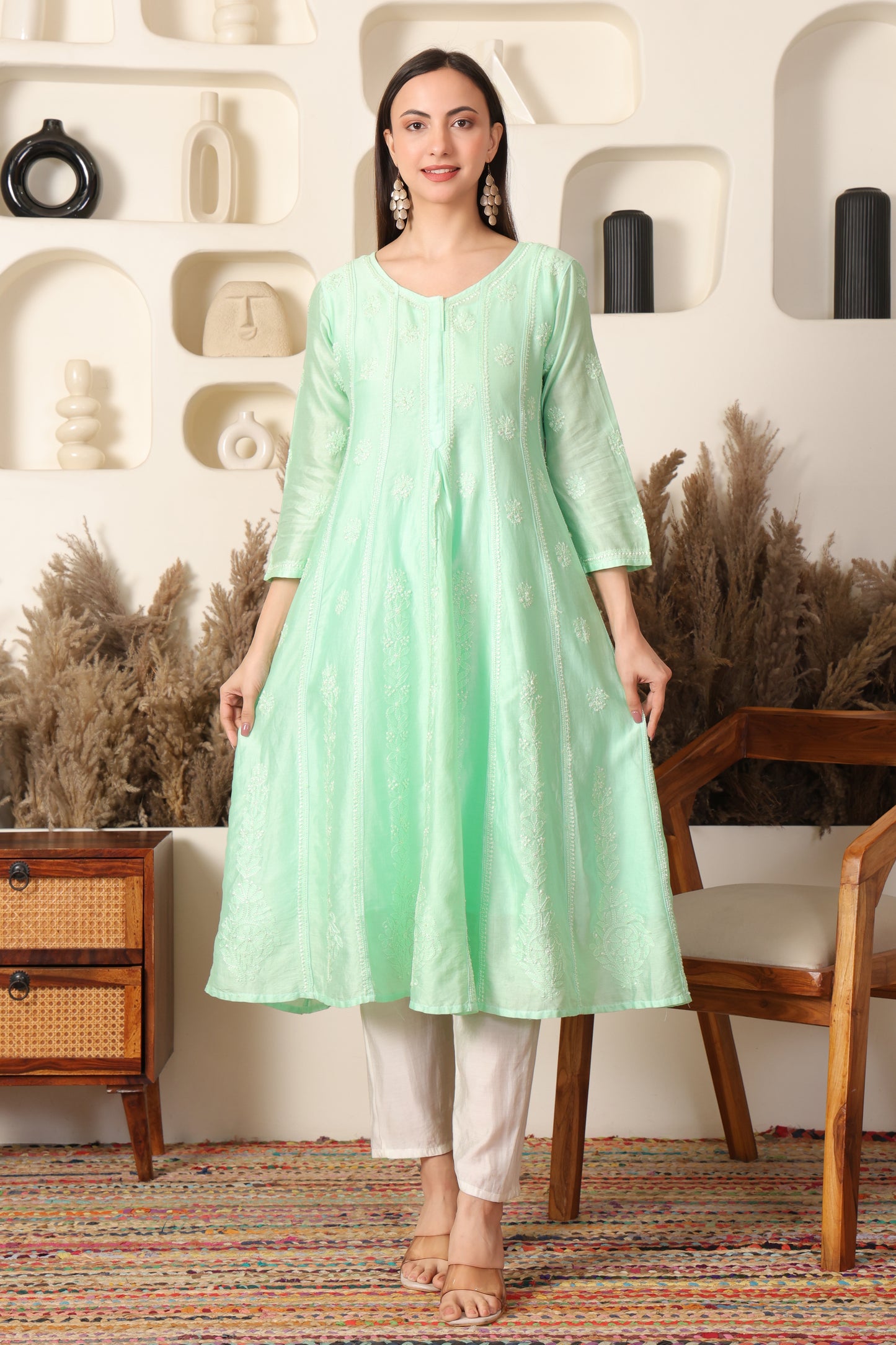 Noor Chanderi Anarkali