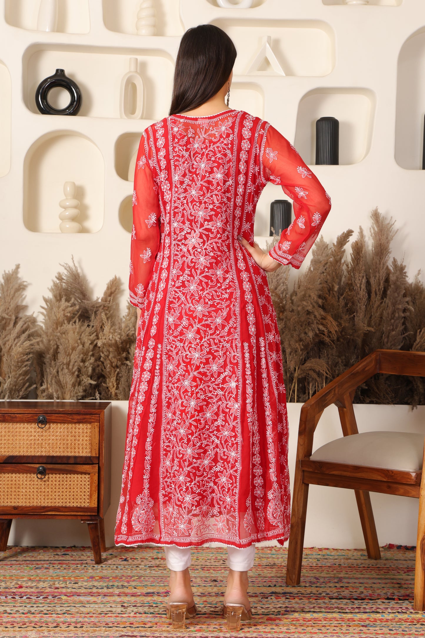 Adaah Chikankari Anarkali