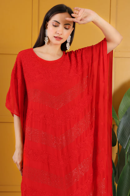 Ishq Viscose Kaftan Set with Pants