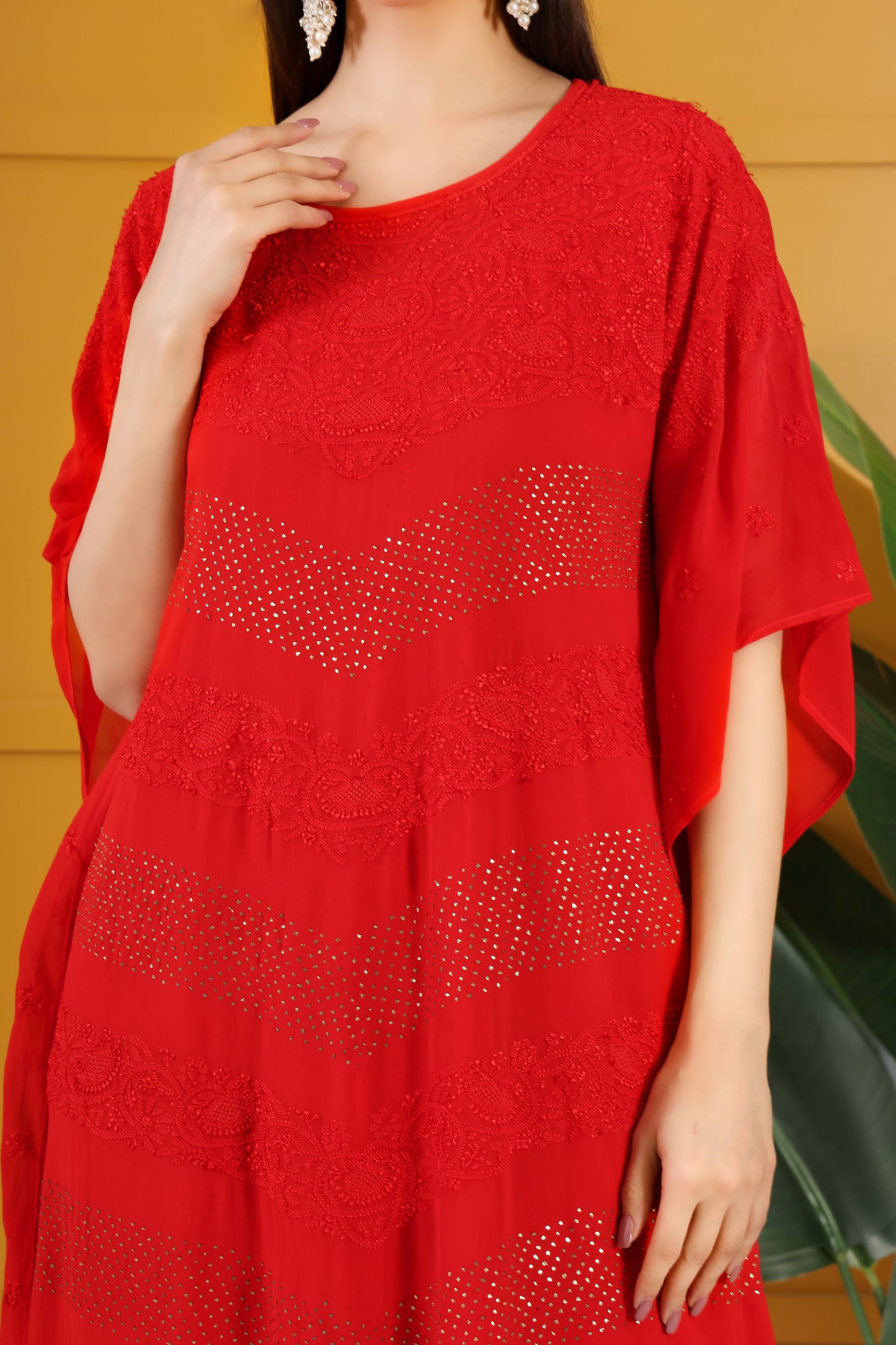 Ishq Viscose Kaftan Set with Pants