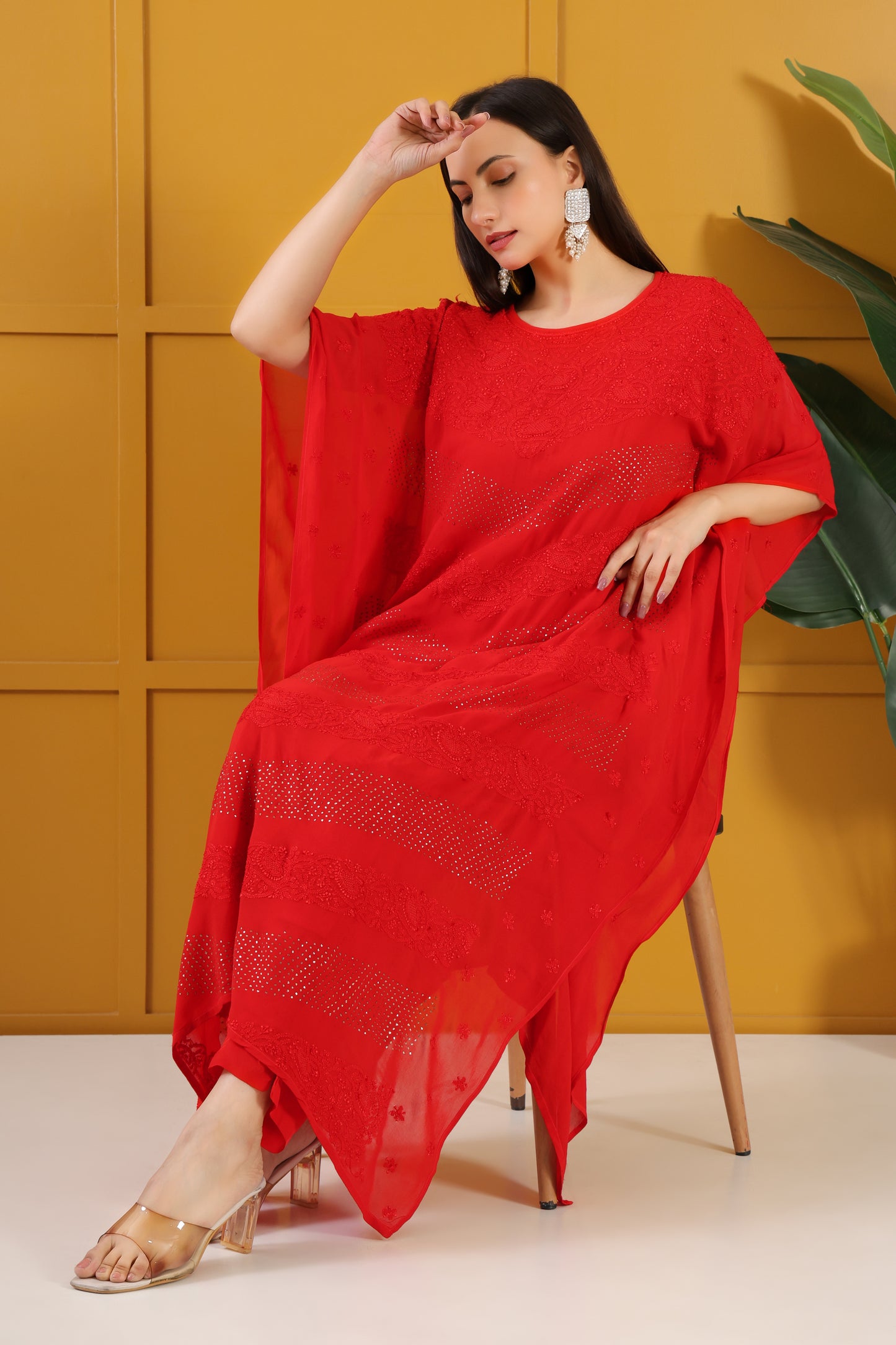 Ishq Viscose Kaftan Set with Pants