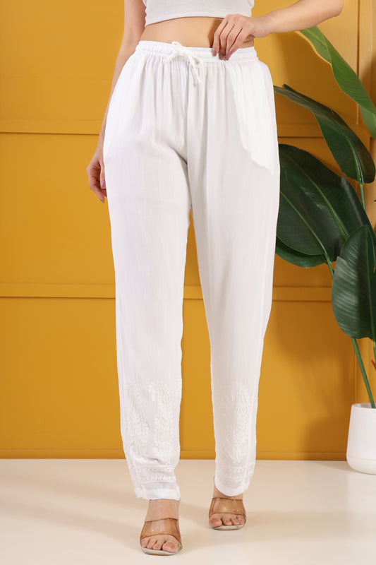 Chikankari Georgette Pant