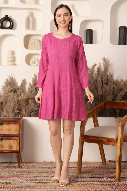 Rhea Pink Chic Dress