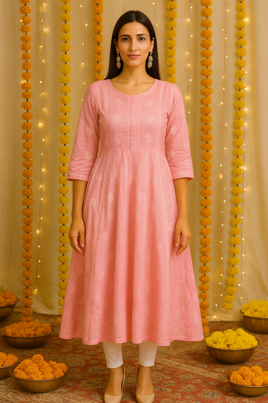 Noor Chanderi Anarkali