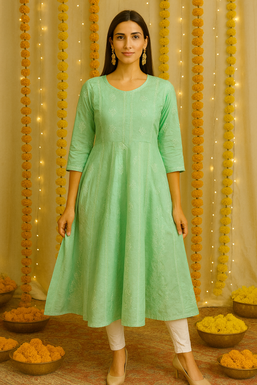 Noor Chanderi Anarkali