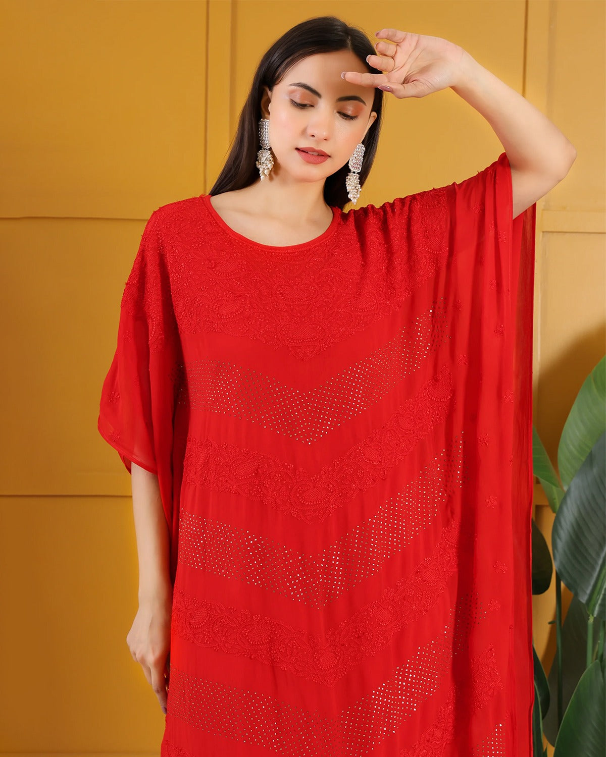 Ishq Viscose Kaftan Set with Pants
