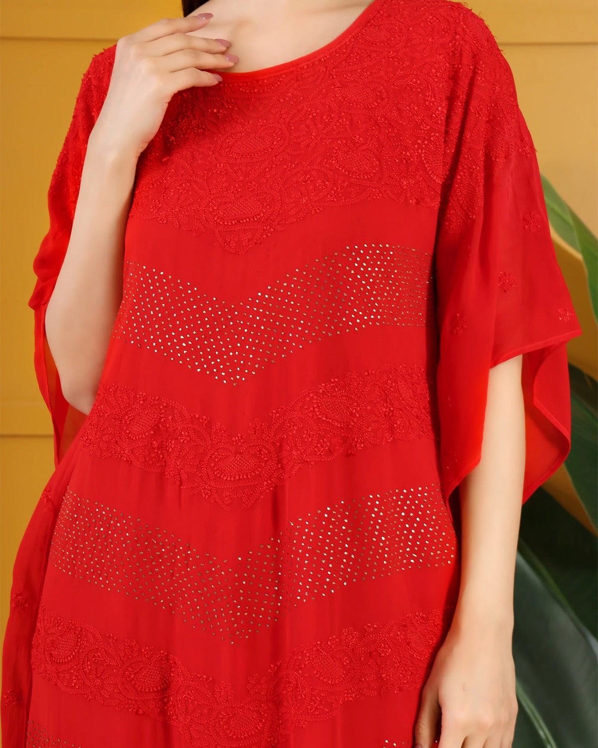 Ishq Viscose Kaftan Set with Pants