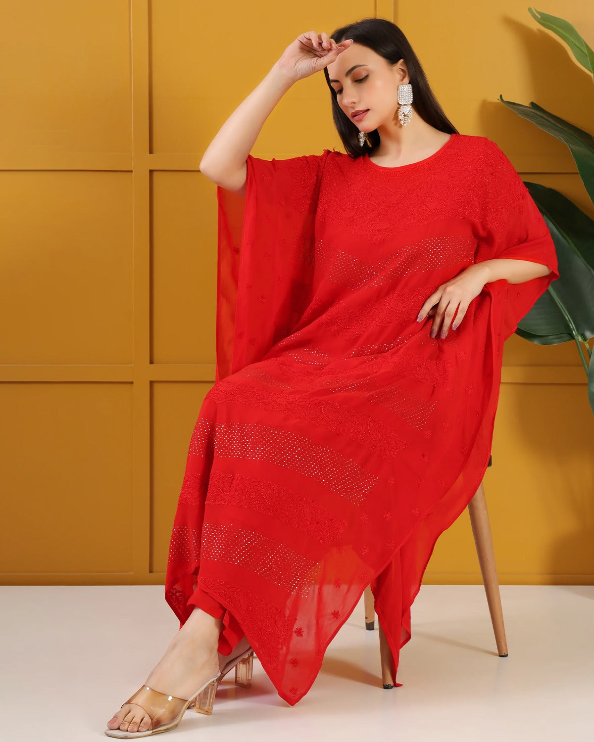 Ishq Viscose Kaftan Set with Pants