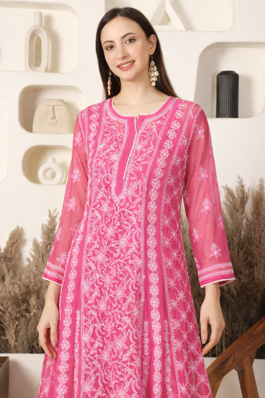 Adaah Chikankari Anarkali