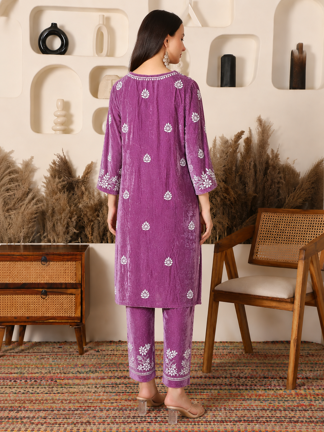 Rivaayat Velvet Purple Co-ord Set