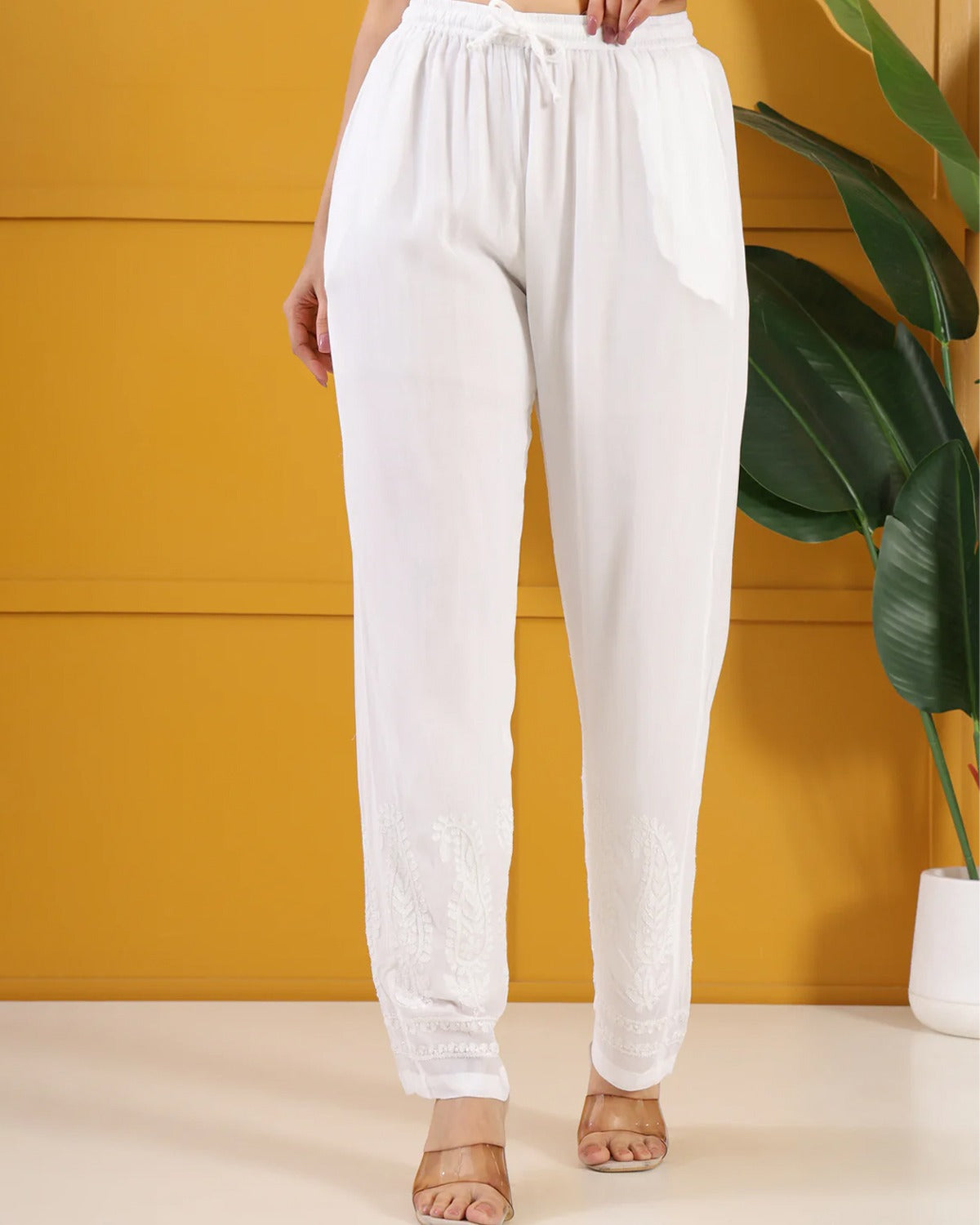 Chikankari Georgette Pant
