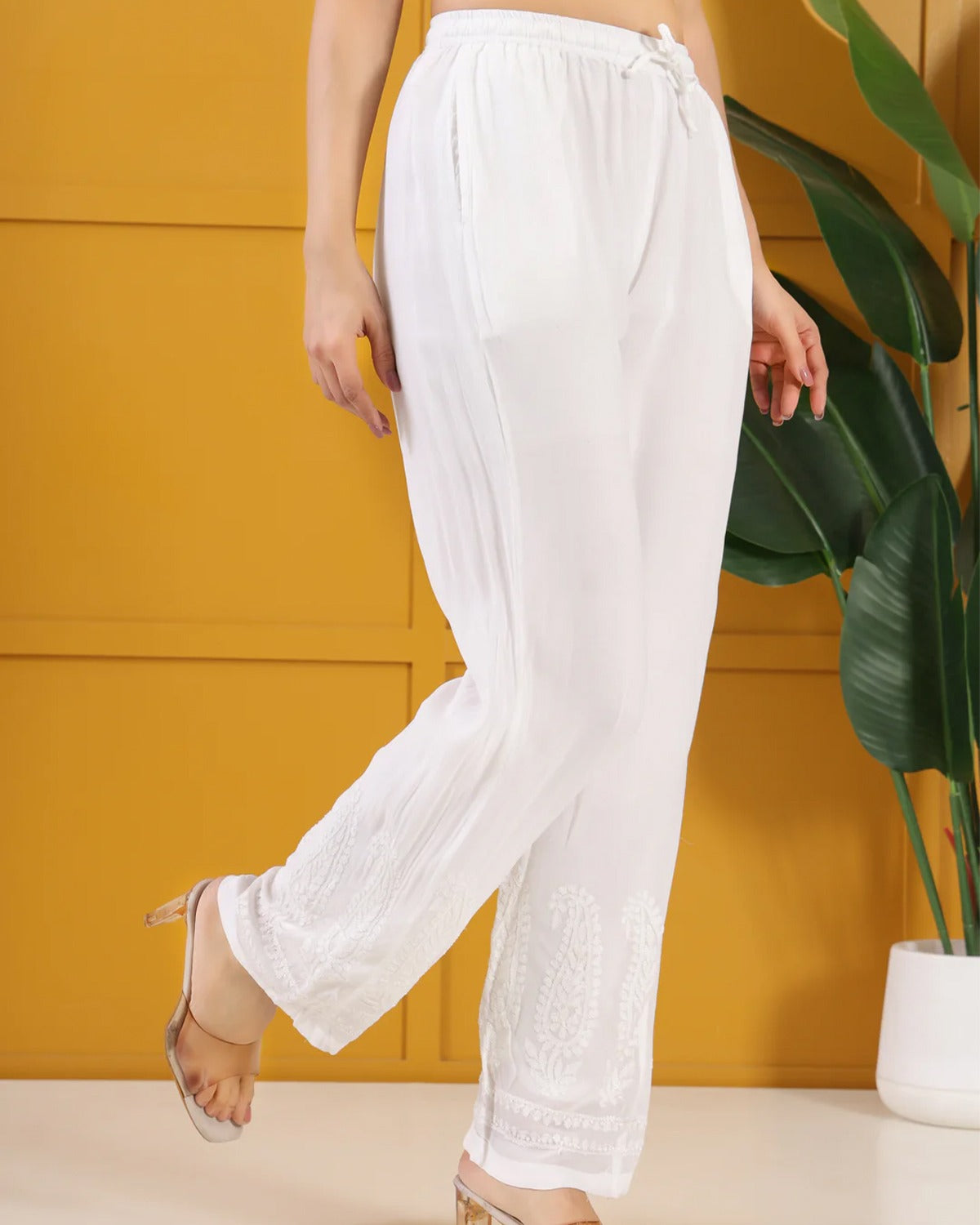 Chikankari Georgette Pant