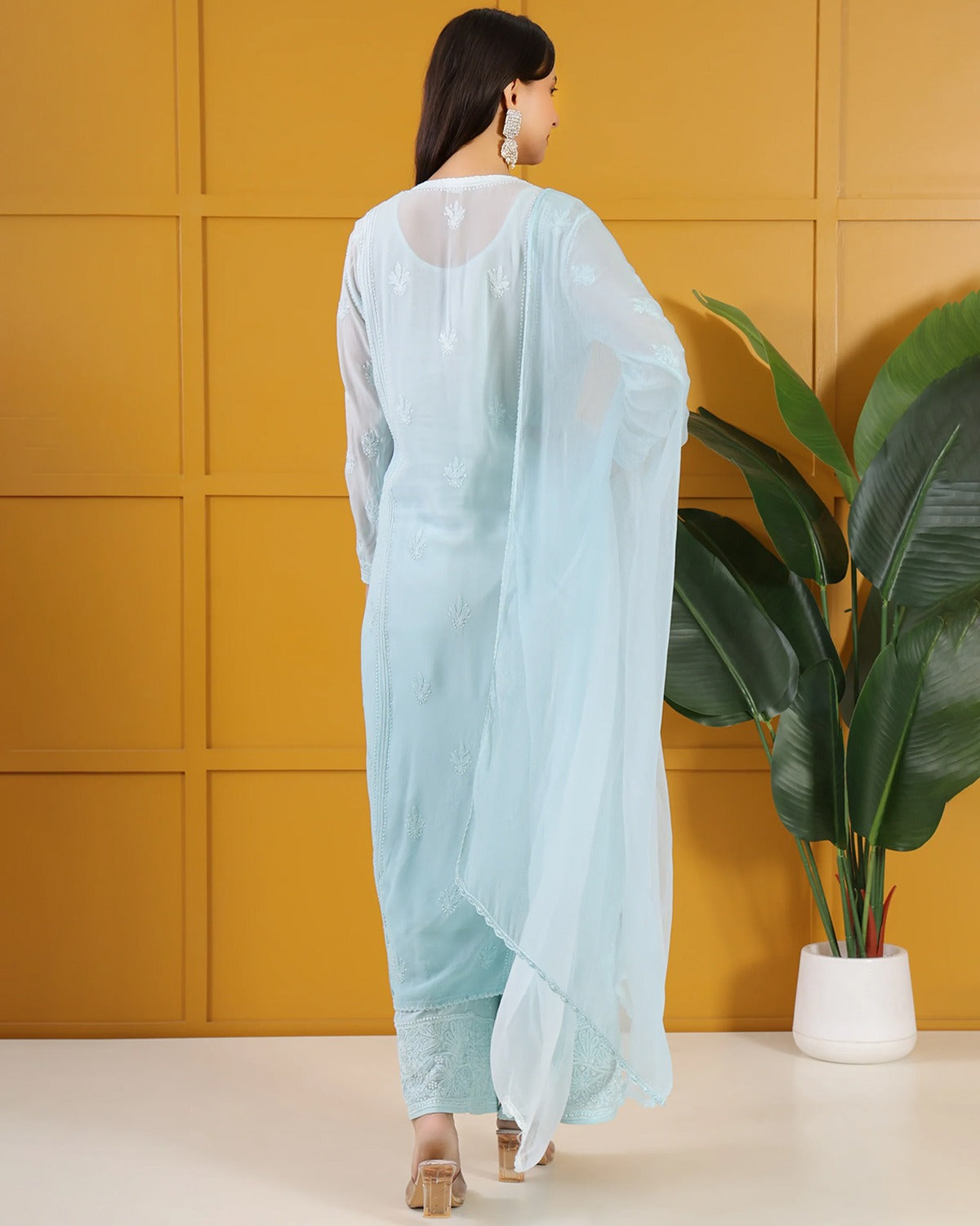 Roshan -e- Shimmer Chikankari Ensemble