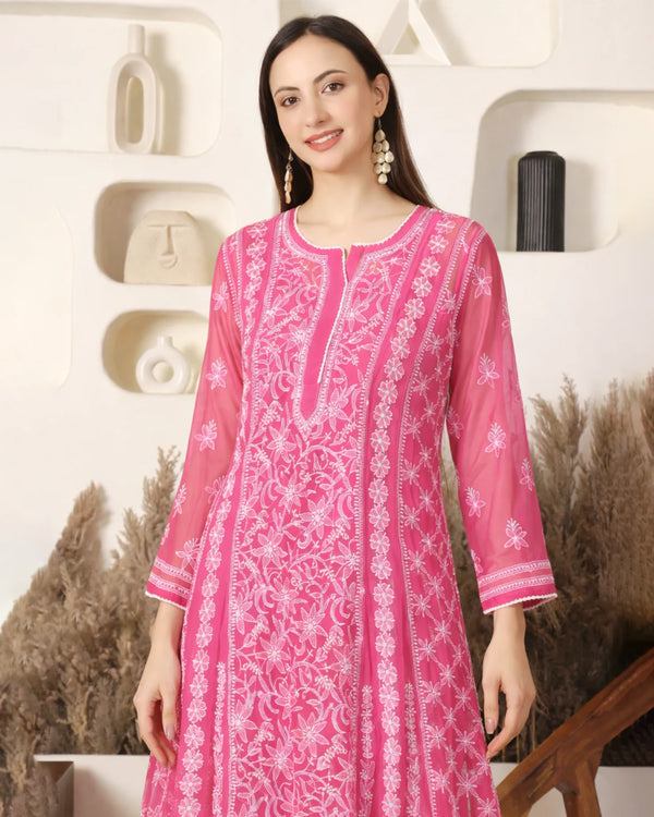 Adaah Chikankari Anarkali