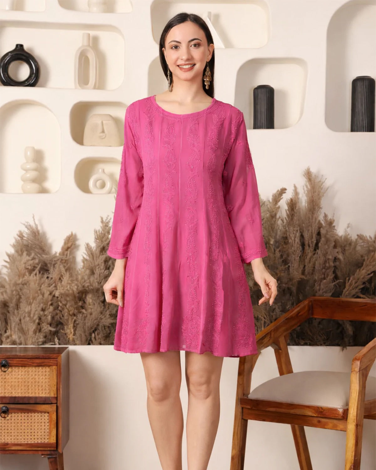 Rhea Pink Chic Dress