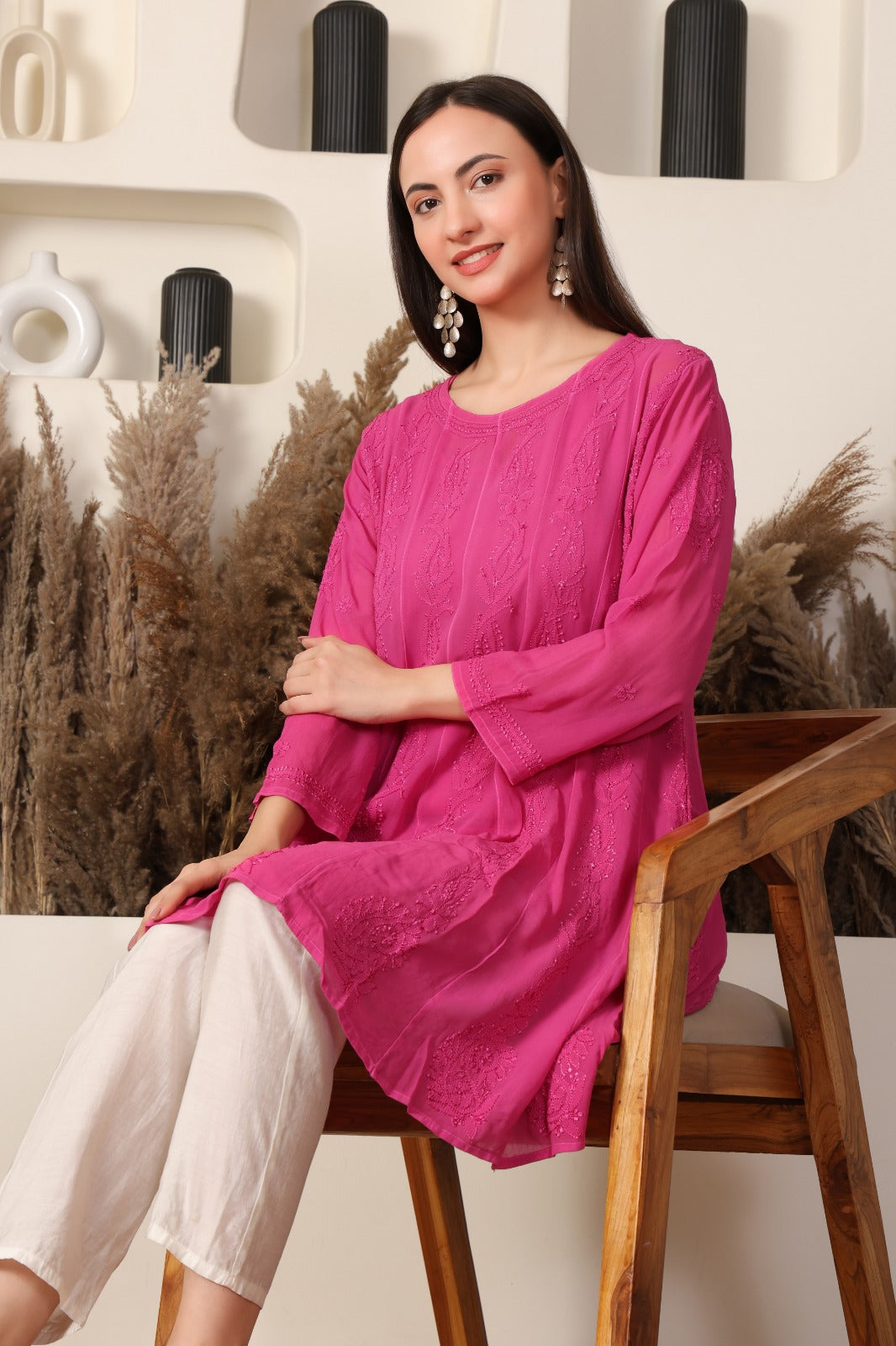 Rhea Pink Chic Dress