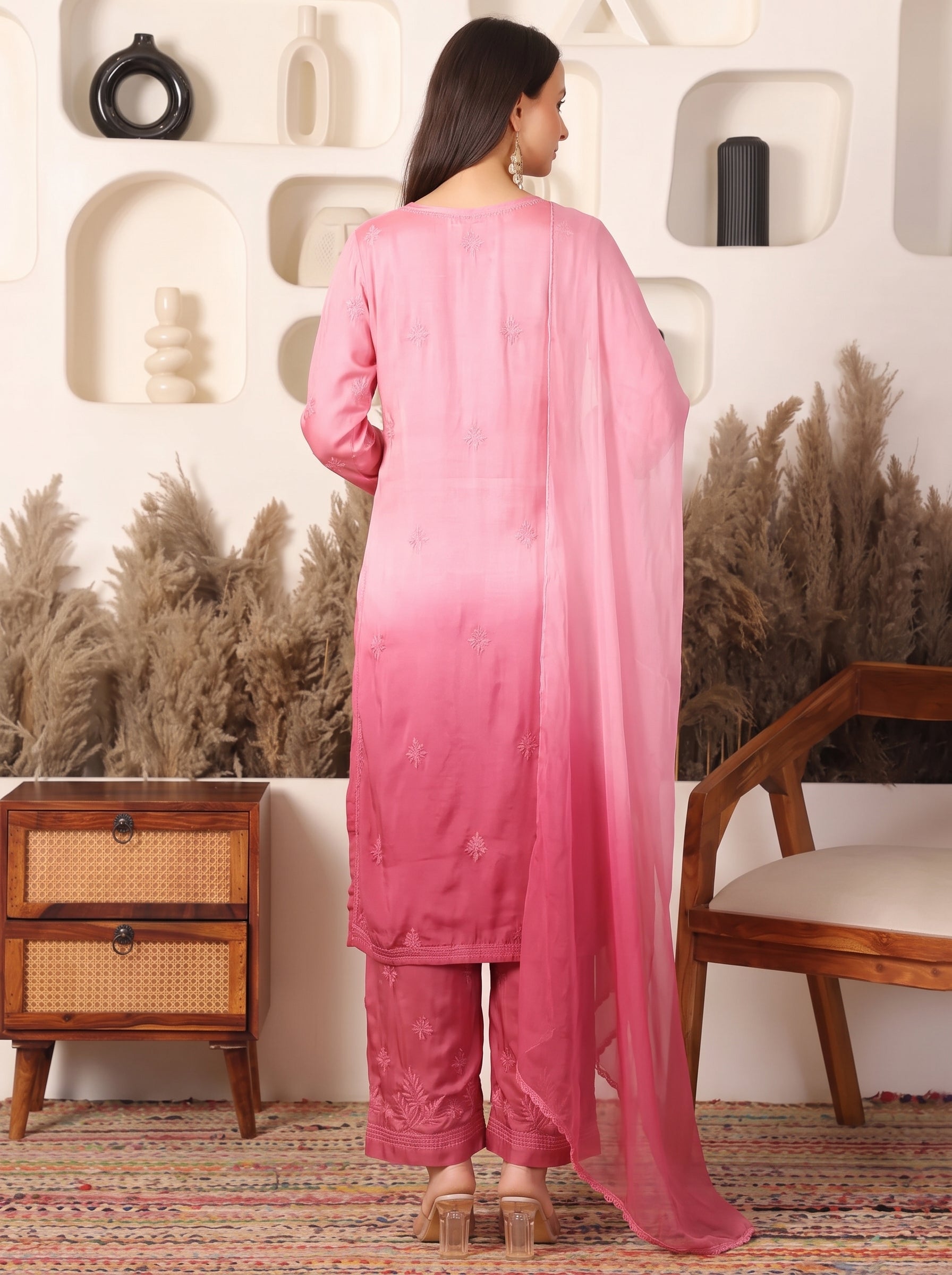 Makhmal Modal Ombre Suit Set