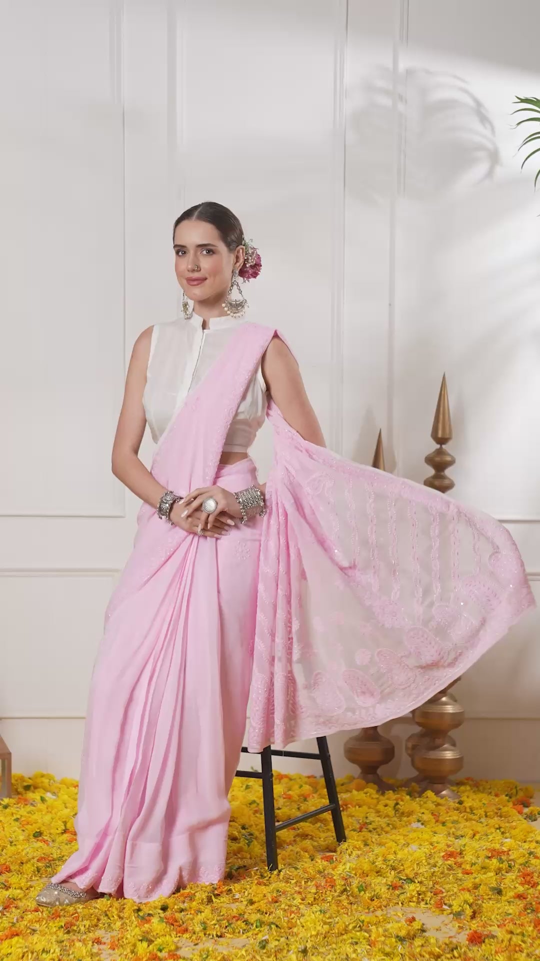 The Soraya Pre-Pleated Saree