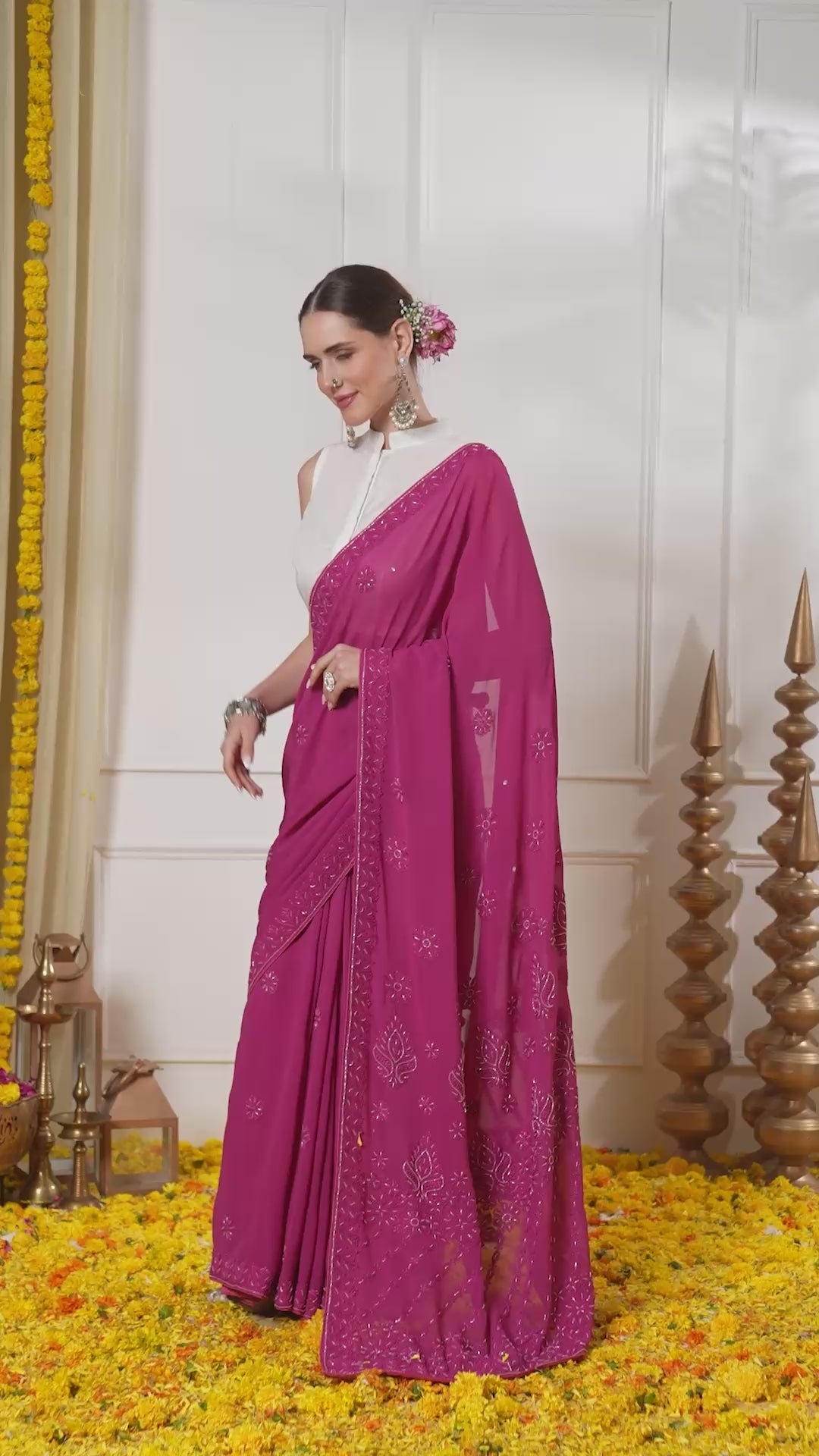The Soraya Pre-Pleated Saree