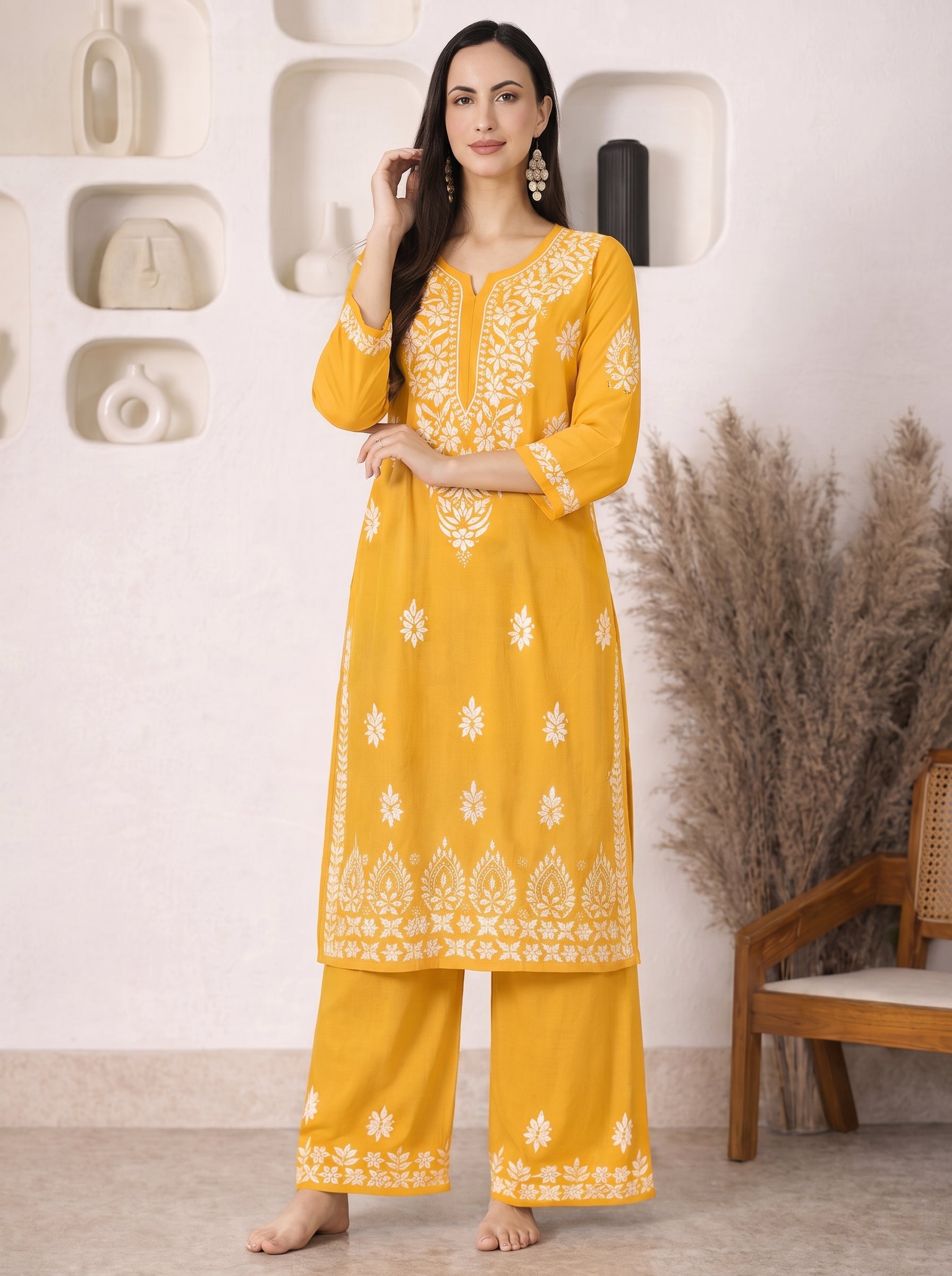Saisha Modal Yellow Co-ord Set